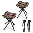 thumbnail image 1 of Costway 2 Pack Folding Hunting Stool Lightweight Foldable Outdoor Stool Seat, 1 of 10