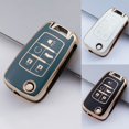 thumbnail image 4 of 5 Button Key Cover Fob Case For Chevrolet For Camaro For Cruze-Malibu For Buick, 4 of 5