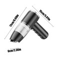 thumbnail image 3 of Aspirateur Sans Fil Portable, Double Usage pour la Maison et la Voiture, Forte Aspiration, Usage Humide et Sec, Format Mini, Rechargeable, avec Accessoires Multifonctions, 3 of 6