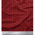 thumbnail image 1 of Soimoi Poly Georgette Fabric Flower Artistic Decor Fabric Printed Yard 42 Inch Wide, 1 of 3