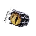 thumbnail image 3 of QIPOPIQ Clearance Rings Stainless Steel Devil Skull Personality Design Retro Eye Men Women Gifts for Her, 3 of 4