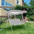 thumbnail image 4 of Durable Replacement Shade Cover for Outdoor Swing Sets Garden Patio Furniture Rainproof Protective Cloth, 4 of 4