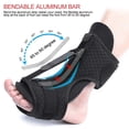 thumbnail image 2 of Adjustable Plantar Fasciitis Night Splint Foot Drop Orthotic Brace Night Splints for Plantar Fasciitis, 2 of 5