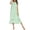 Green, variant on Timegard Long Night Gowns for Women Short Sleeve Scoop Neck Sleepwear Casual Loose Comfy Home Dress