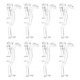 thumbnail image 1 of 8pcs Valance Clips, 2.5in Clear Plastic Valance Hidden Retainer Holder Installation Bracket for Horizontal Wood and Faux Wood Blinds, 1 of 6