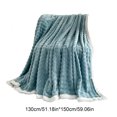 thumbnail image 2 of Bwiyojiz Home & Kitchen Decor Bedding Textiles Blankets Throws Soft Fleece Blanket Warm and Layer Double-sided All-season Solid Color, Gifts for Mom, Blue, 2 of 5