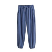 FhsagQ Pajamas Mens Pajamas Sleepwear Long Mens Casual Pants Pajama Pants with Drawstring and Pockets Men's Pajamas Sleepwear 4Xl Super Fit Men's Pajamas Sleepwear 5Xl Comfortsoft Navy XL