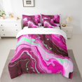 thumbnail image 2 of YST lit en marbre rose dans un sac, 7 Pcs, esthétique moderne, Grand lit, 2 of 4