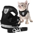thumbnail image 1 of Cat Harness, Cat Harness, Leash Cat Harness, Cat Leash Harness, Cat Harness with Leash Reflective Vest, Adjustable Cat Harness Small, for Puppy Cat Ride (M), 1 of 7