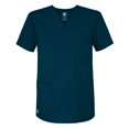 thumbnail image 1 of Adar Universal Unisex V-Neck Tunic 3 Pocket Scrub Top (Available in 39 Colors), 1 of 7