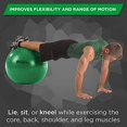 thumbnail image 5 of Balle d'Exercice Pro-Series à Dégonflage Lent Verte 65 cm., 5 of 5