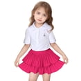thumbnail image 1 of Robes pour Filles Jupe Mini Plissée pour Tout-Petit Été Style Tutu à Volants avec Shorts en Dessous pour, 1 of 4