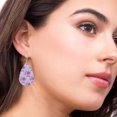thumbnail image 1 of TopLLC Boucles d'Oreilles Femmes Masque Facial Papier Hygiénique Boucles d'Oreilles Rouleau Papier Boucles d'Oreilles en Cuir Double Face Boucles d'Oreilles en Cuir, 1 of 4