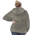 thumbnail image 3 of White Mark Veste Sherpa à Capuchon pour Femmes, 3 of 6