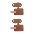 thumbnail image 4 of Dalazy Motorcycle Shifter Guard Easy to Install Reliable and Long-lasting Brown L 2Set, 4 of 6