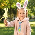 thumbnail image 2 of YoGold Easter Clothes Accessory Kit Easter Rabbit Bunny Tie Easter Pre-Tied Bow Tie Adjustable Felt Bowties Decorations B, 2 of 6