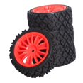 thumbnail image 1 of CUITING 4 Pieces Wheel Rim Tire Universal Spare for XV01 XV02 DIY Accessories Trucks black, 1 of 9