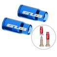 thumbnail image 1 of Bike Caps, 2Pcs Dust Caps Presta TC4 Titanium Alloy Bike Tire Caps Dust Shelter Covers for Inner Gas Nozzle - FV Blue, 1 of 9