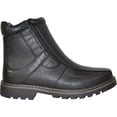 thumbnail image 3 of bravo! Men Waterproof Winter Boot DEAN-12 with Fur Lining and Double Zipper Black Men Size 11, 3 of 8