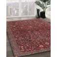 thumbnail image 2 of Ahgly Company Indoor Square Traditional Dark Almond Brown Persian Area Rugs, 8' Square, 2 of 6