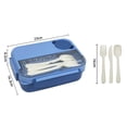 thumbnail image 4 of Dvkptbk Lunch Box Plastic Lunch Box Fresh-Keeping Box Microwave Oven Heating Sealed Thermal Insulation Bento Box Lunch Box with Tableware Back to School Gifts, 4 of 4