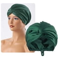 thumbnail image 3 of Adjustable Silk Satin Hair Bonnet for Sleeping Double Layer for Hair Protection Comfortable Breathable Unisex, 3 of 5