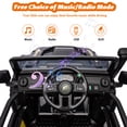 thumbnail image 4 of BeesClover 24V 2-Seater Ride On Car for Kids, Electric Truck with Remote Control, 4x45W Motor, Battery Powered with Switchable 4WD/2WD, LED Headlights and Music Player, 4 of 9