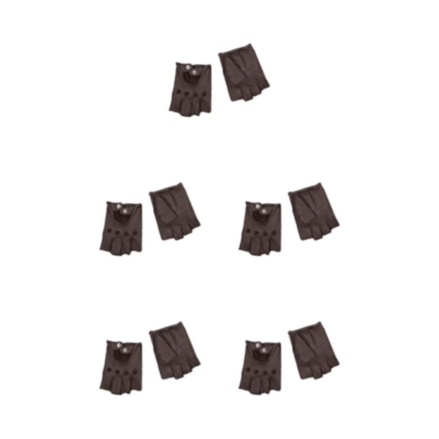 serony Experience Exceptional With These Leather Motorcycle Gloves Easy To Clean coffee XL 5Set