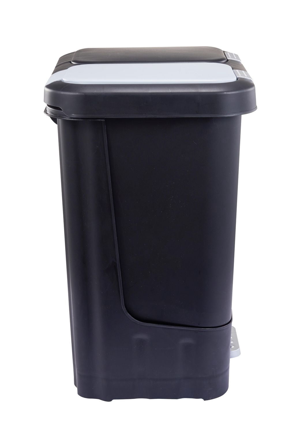 Step N’ Sort 40L Dual Trash & Recycling Bin – 2 x 20L Kitchen Garbage Can, Hands-Free Step Pedal, Dual Lid Opening, Soft-Close Lid, Removable Inner Bins, Black