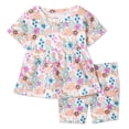 thumbnail image 1 of George Baby Girls' Two Piece Peplum Top Set, 1 of 2
