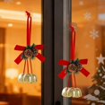 thumbnail image 4 of Christmas Decorations Indoor Velvet Bow Pine Window Curtain Accent, 4 of 6