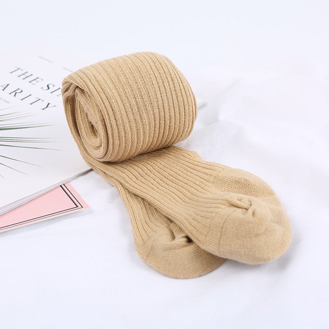 Faithtur Girls Knit Tights Thread Crochet Pantyhose Warm Ribbed Stockings