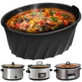 thumbnail image 1 of Reusable Silicone Slow Cooker Liner, Oval Liner Compatible with 6-8 QT Slow Cookers, Large-capacity Non-stick Crock Pot Liner, Leakproof Dishwasher-safe Slow Cooker Insert, 1 of 7