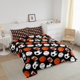 thumbnail image 3 of Erosebridal Football Player Bedding Queen Comforter Set, Rugby Soccer Down Comforter, Modern Sport Decor, Reversible 3pcs, 3 of 7
