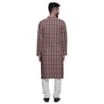 thumbnail image 3 of Atasi Printed Designer Rayon Button Down Casual Kurta With Pajama For Men, 3 of 4