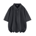 thumbnail image 1 of Timegard Shirts for Men Button up Sleeveless Hoodies Solid Color Casual Loose Tank Top Summer Fashion, 1 of 3