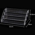 thumbnail image 4 of Fridja Nail Polish Holder Clear Makeup Display Stand Rack Holder Organizer 4 Layer, 4 of 4