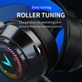 thumbnail image 3 of Mistaha G58 Gaming Headset Over Ear Headphones with Mic & Colorful Light PC Gaming Headphone, 3 of 8