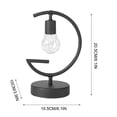 thumbnail image 3 of Agiferg Modeling Lamp Creative Night Light Moon Decorative Ornaments Small Table Lamp Iron Night Light For Home Decor, 3 of 7