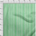 thumbnail image 3 of oneOone Popeline de Coton Vert Mer Tissu à Rayures Matière de Robe Tissu Imprimé Tissu au Mètre 42 Pouces de Large, 3 of 4