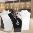 thumbnail image 4 of Zeus Jewelry Necklace Earrings Plastic Mannequin Bust Display Stand Organizer Holder, 4 of 7