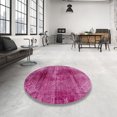thumbnail image 3 of Ahgly Company Tapis d'Intérieur Rectangulaires Abstraits Rose Vif de Style Oriental, 2 Pieds x 3 Pieds, 3 of 6