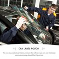 thumbnail image 3 of Miangastore Car Adhesive Etc Card Holder Transparent PP 10Pcs 3.8x3.7in, 3 of 8