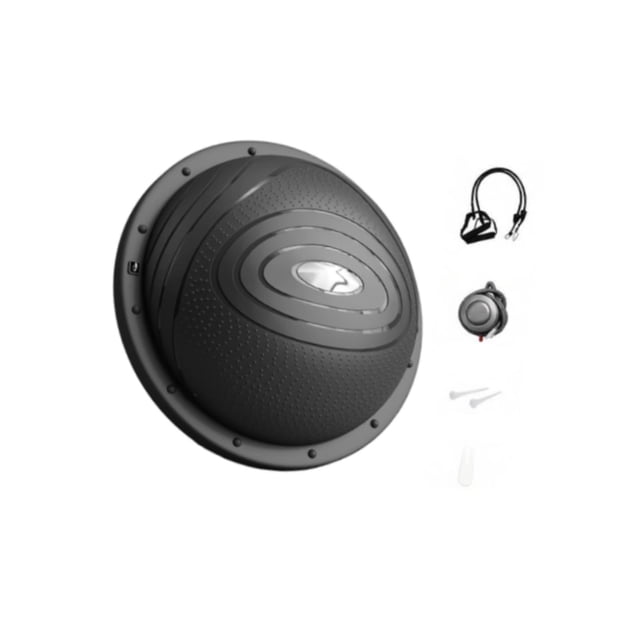 Almencla Balance Ball Multipurpose Lightweight AntiSlip for Indoor Outdoor Planks Gym black