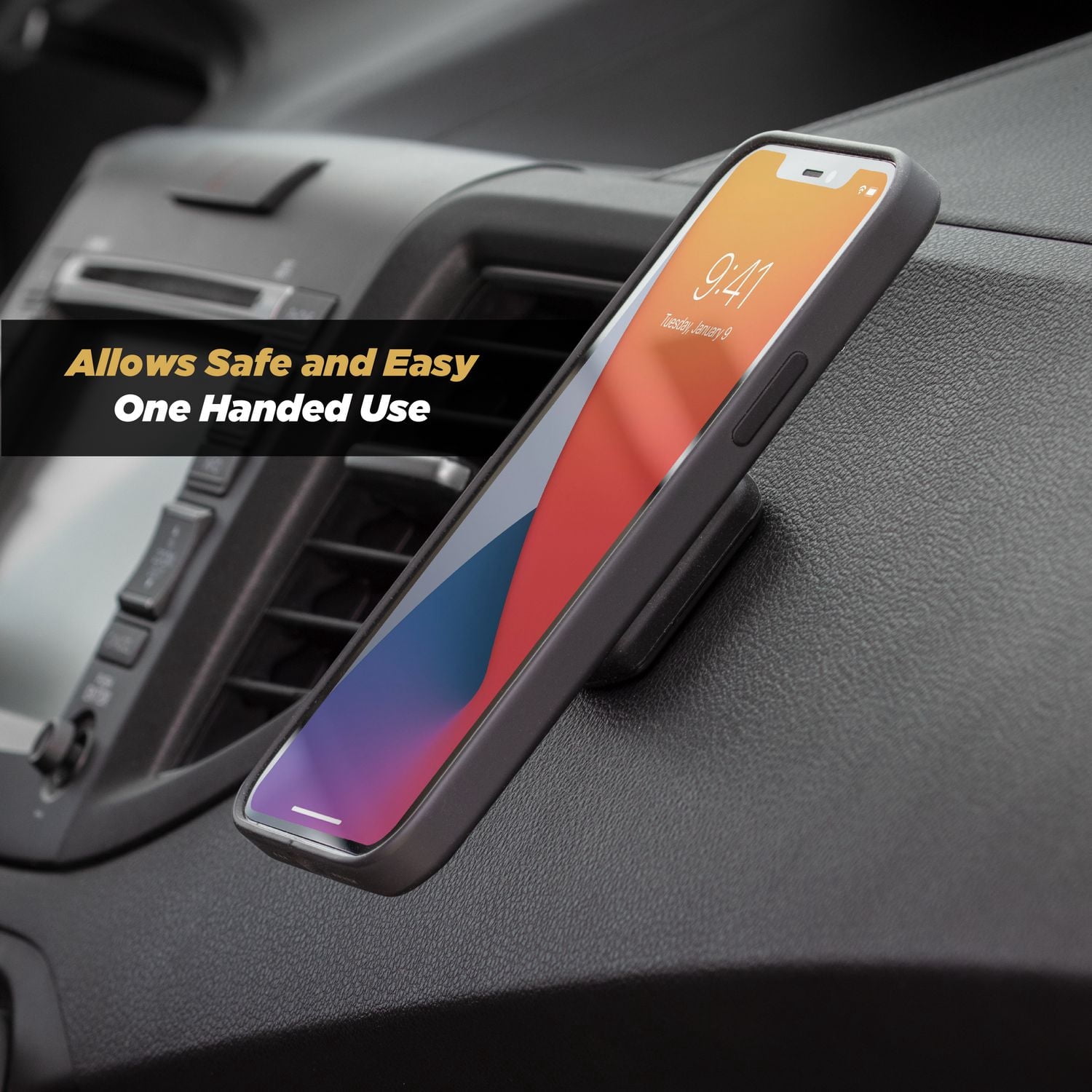Scosche MAGFM MagicMount Universal Magnetic Phone/GPS Flush Mount for the Car, Home or Office