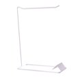 thumbnail image 1 of Yinanstore Jewelry Organizer Display Stand Earrings Display Stand Metal Jewelry Storage Rack for Rings Glasses Hairband Photography Shop 1 Row White, 1 of 8
