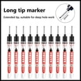 thumbnail image 1 of TopLLC Permanent Markers Carpenter Ink Marker Pens Upgrade Colorful Carpenter Pen Construction Markers Marking Tool For Bathroom Woodworking 4 Color 3ml Marker pen, 1 of 2