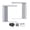 B, variant on EQWLJWE Window Air Conditioner Side Insulated Foam Panel,Full Surround Insulation Panels Window Seal Kit, Summer and Winter Heat and Draft Insulating ,Side Insulated Foam Panel,Panels Window