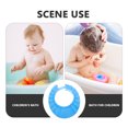thumbnail image 2 of Chapeau de Protection Ajustable pour Shampooing et Douche Sans Protection des Oreilles (Bleu Foncé), 2 of 8