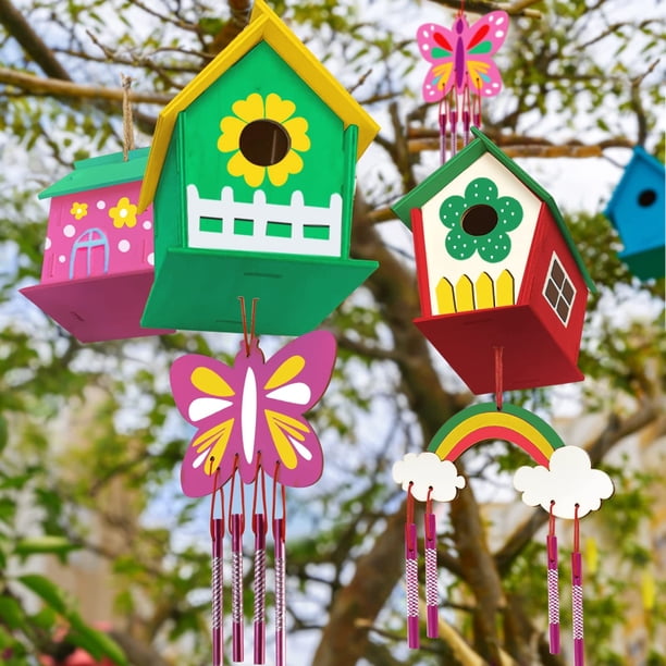 Lot De 12 Pendentifs De Pâques En Bois Pour Décoration De Pâques - En Lot De 12 Pendentifs De Pâques En Bois Pour Décoration De Pâques - En